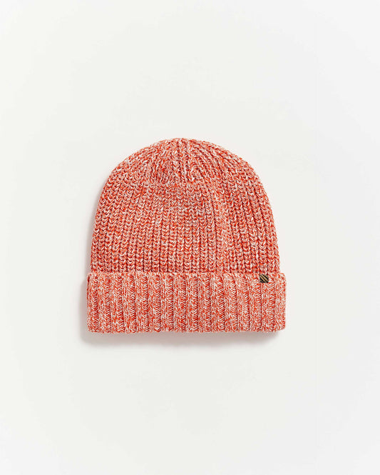 Cotton Ribbon Beanie Burnt Red Billy Reid