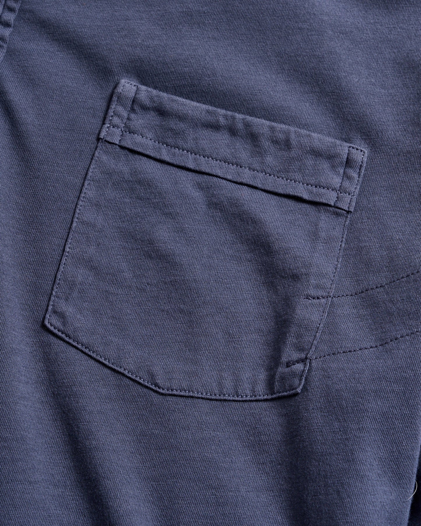 Long Sleeve Pensacola Polo Navy Billy Reid