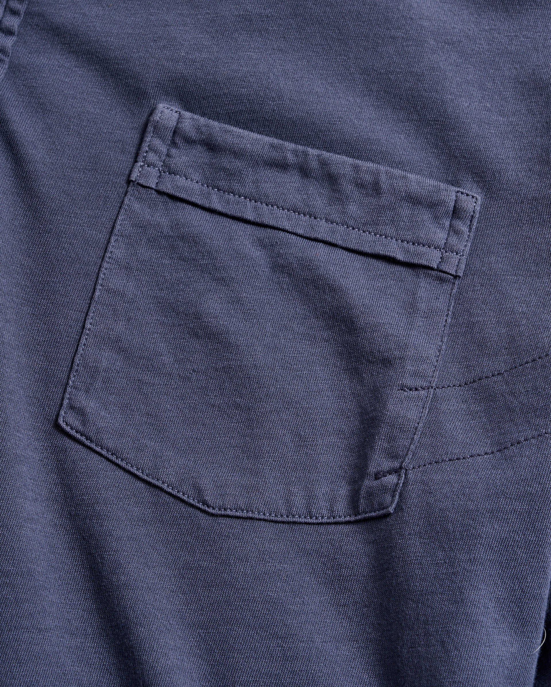 Long Sleeve Pensacola Polo Navy Billy Reid