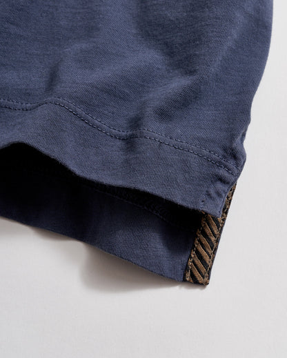 Long Sleeve Pensacola Polo Navy Billy Reid