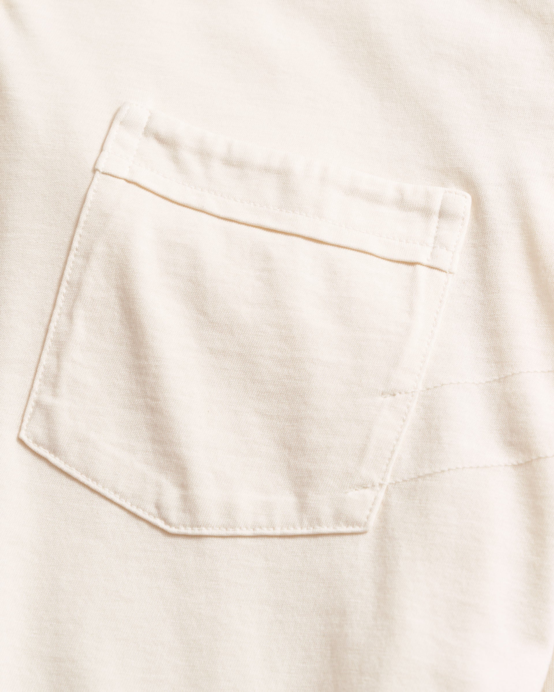 Long Sleeve Pensacola Polo Tinted White Billy Reid