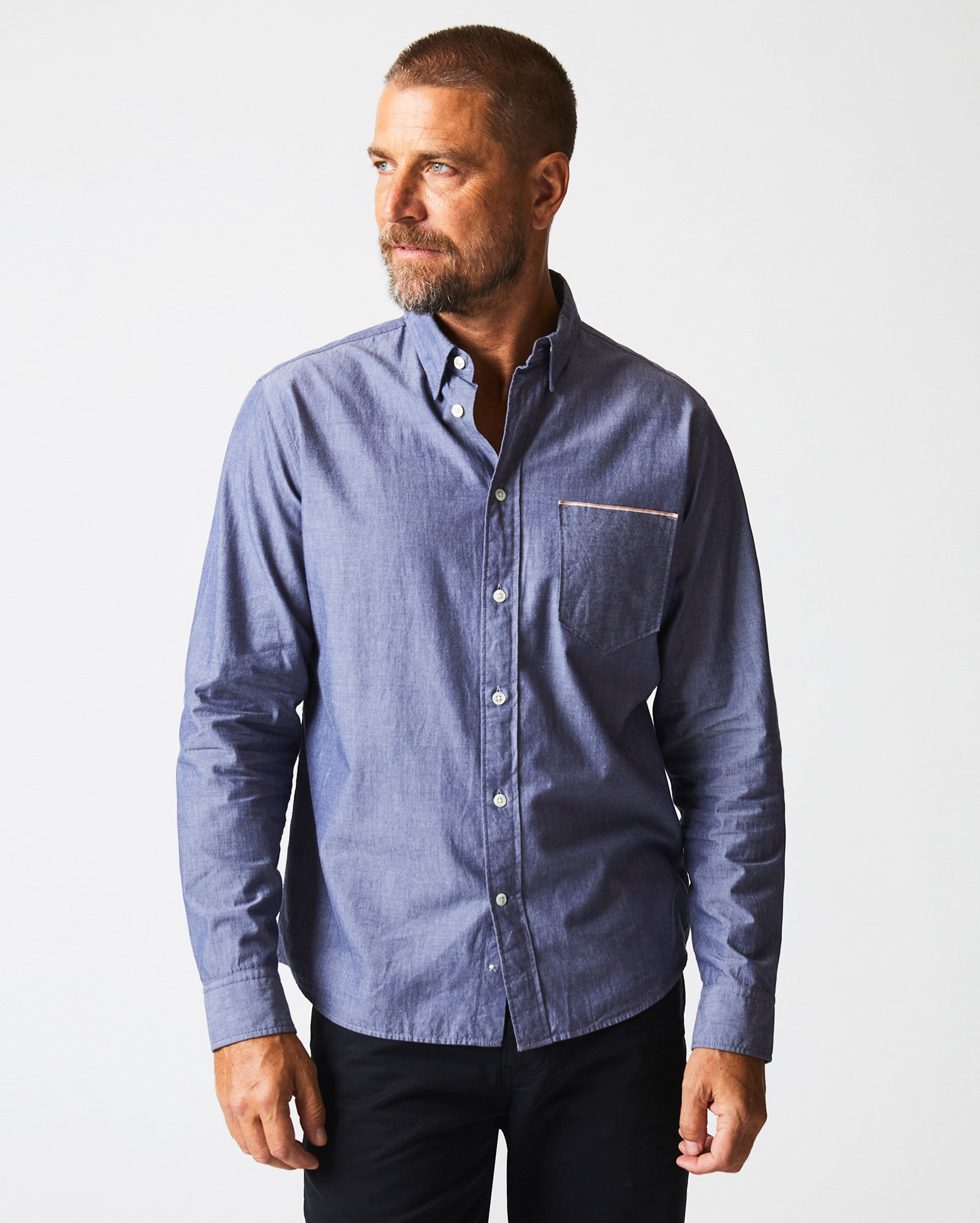 MSL 1-Pocket Shirt Blue Billy Reid