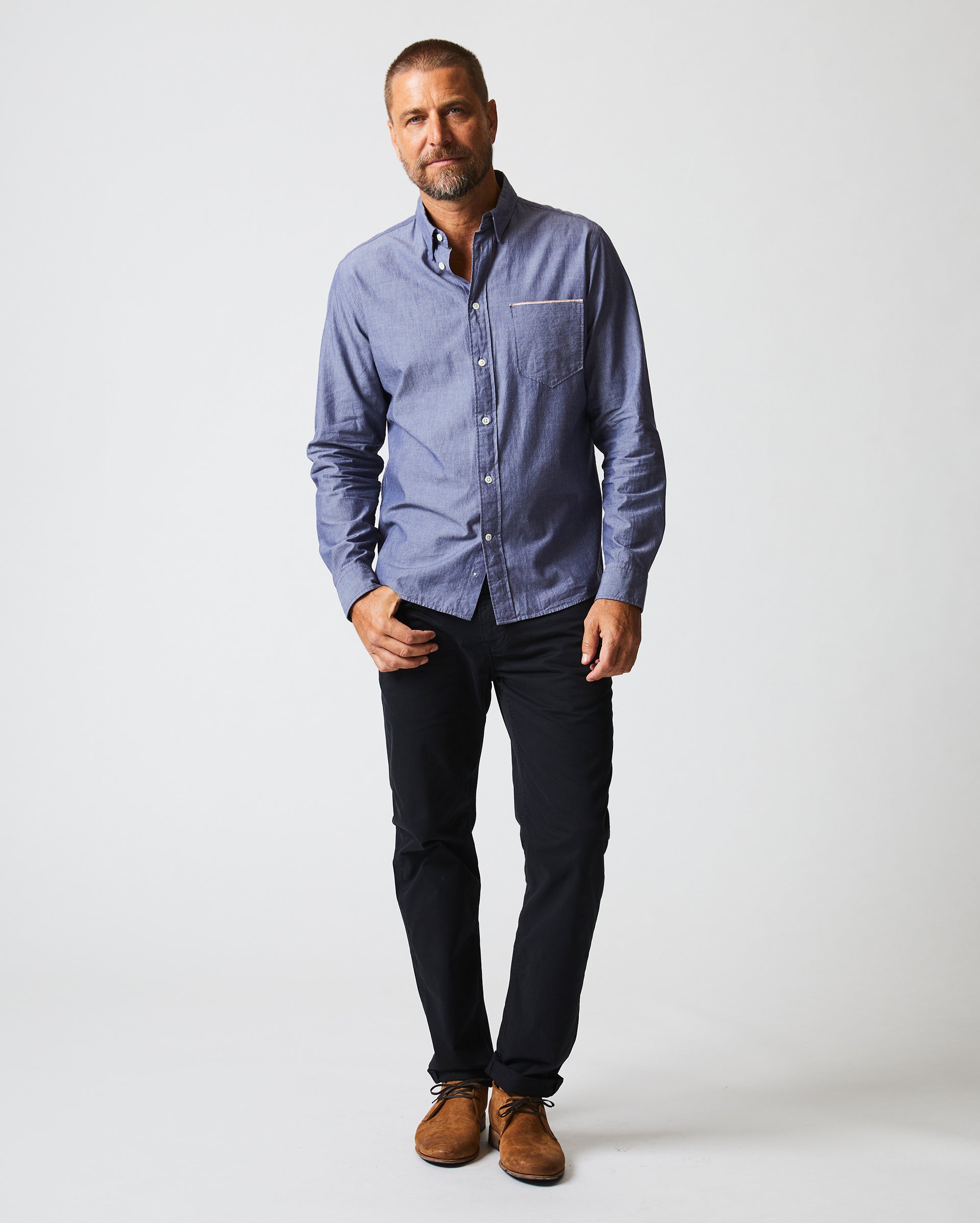 MSL 1-Pocket Shirt Blue Billy Reid