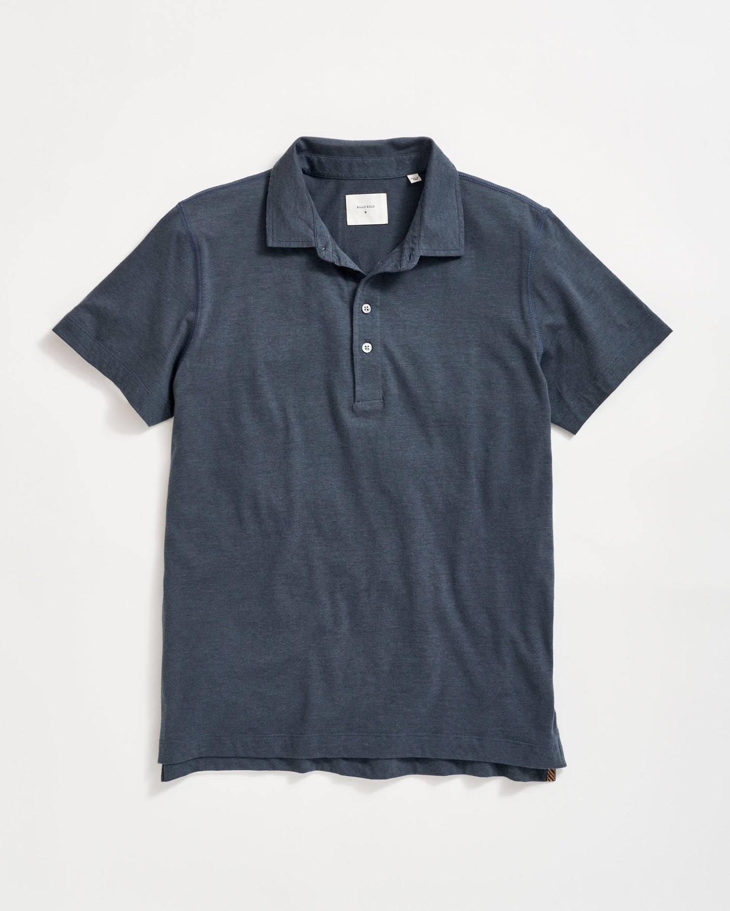 Stripe Pensacola Polo Navy Billy Reid