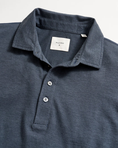 Stripe Pensacola Polo Navy Billy Reid