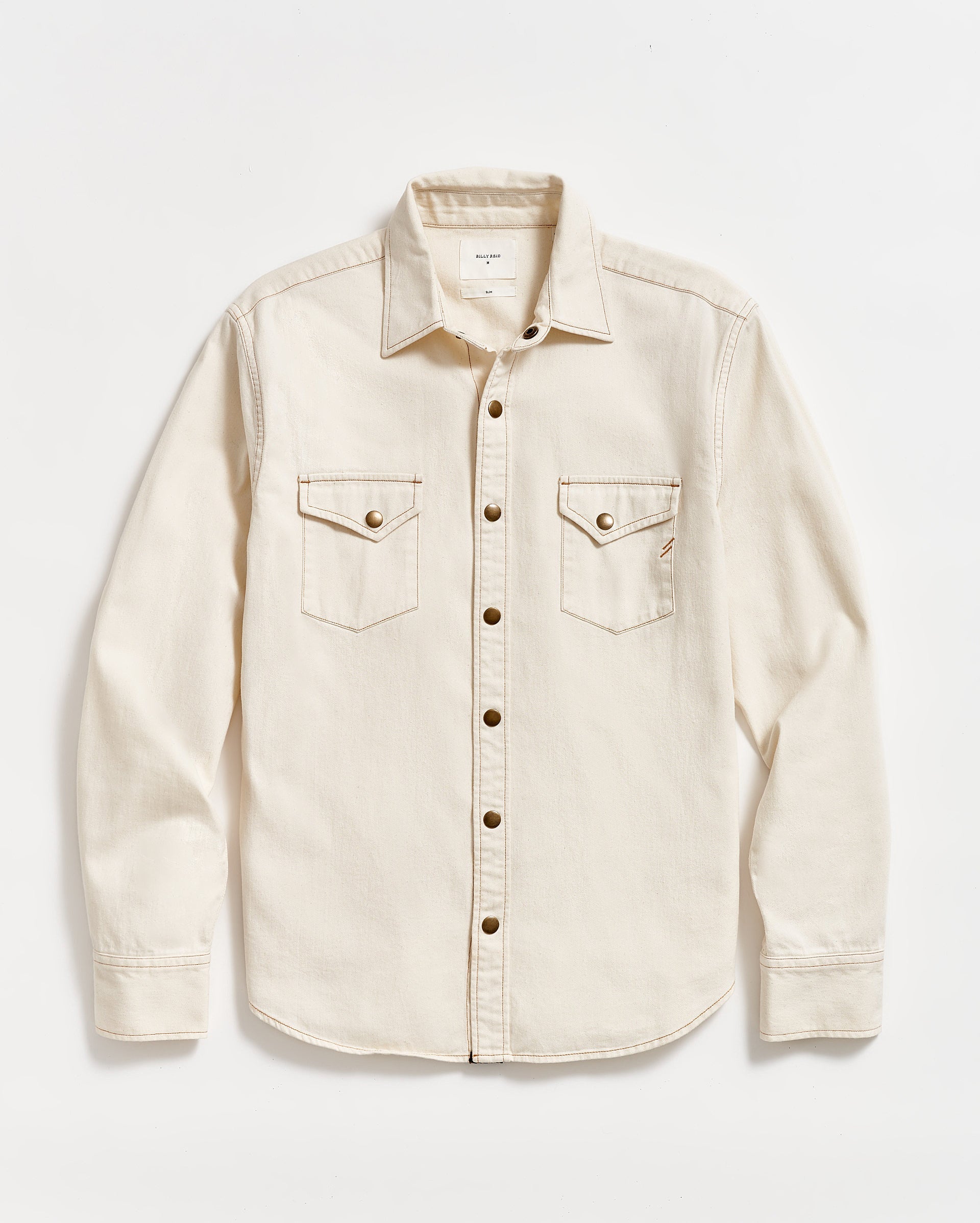 Shoals Twill Shirt Natural Billy Reid
