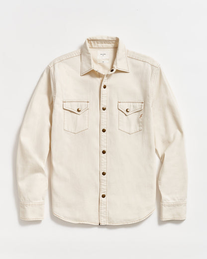 Shoals Twill Shirt Natural Billy Reid