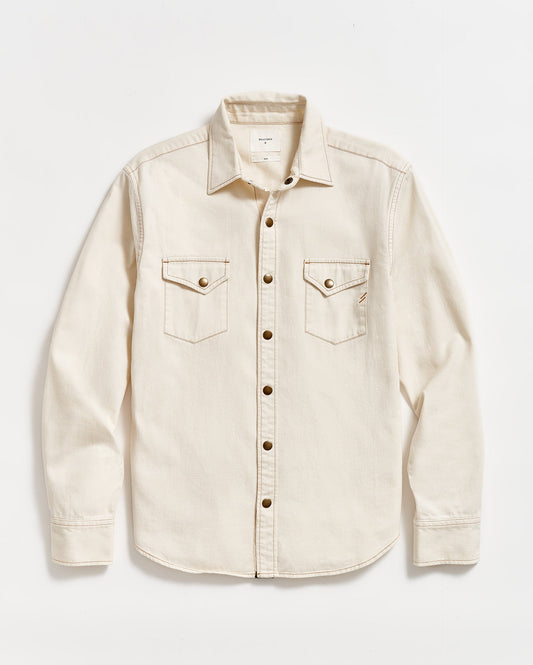 Shoals Twill Shirt Natural Billy Reid