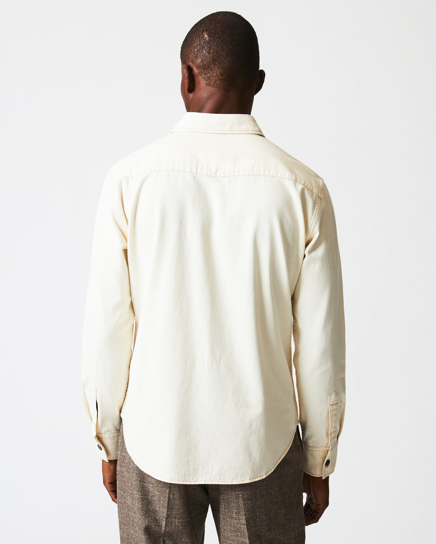 Shoals Twill Shirt Natural Billy Reid