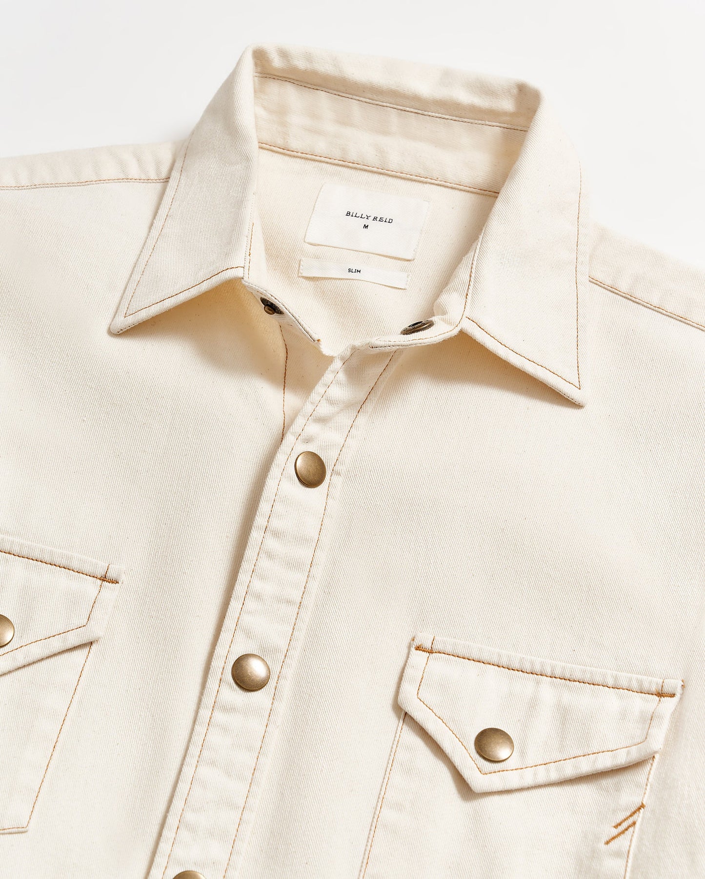 Shoals Twill Shirt Natural Billy Reid