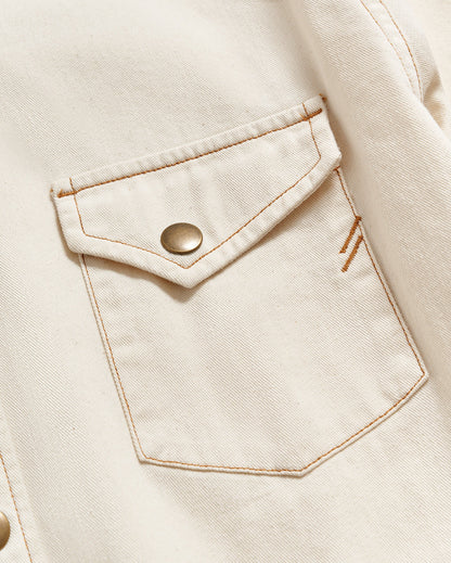 Shoals Twill Shirt Natural Billy Reid