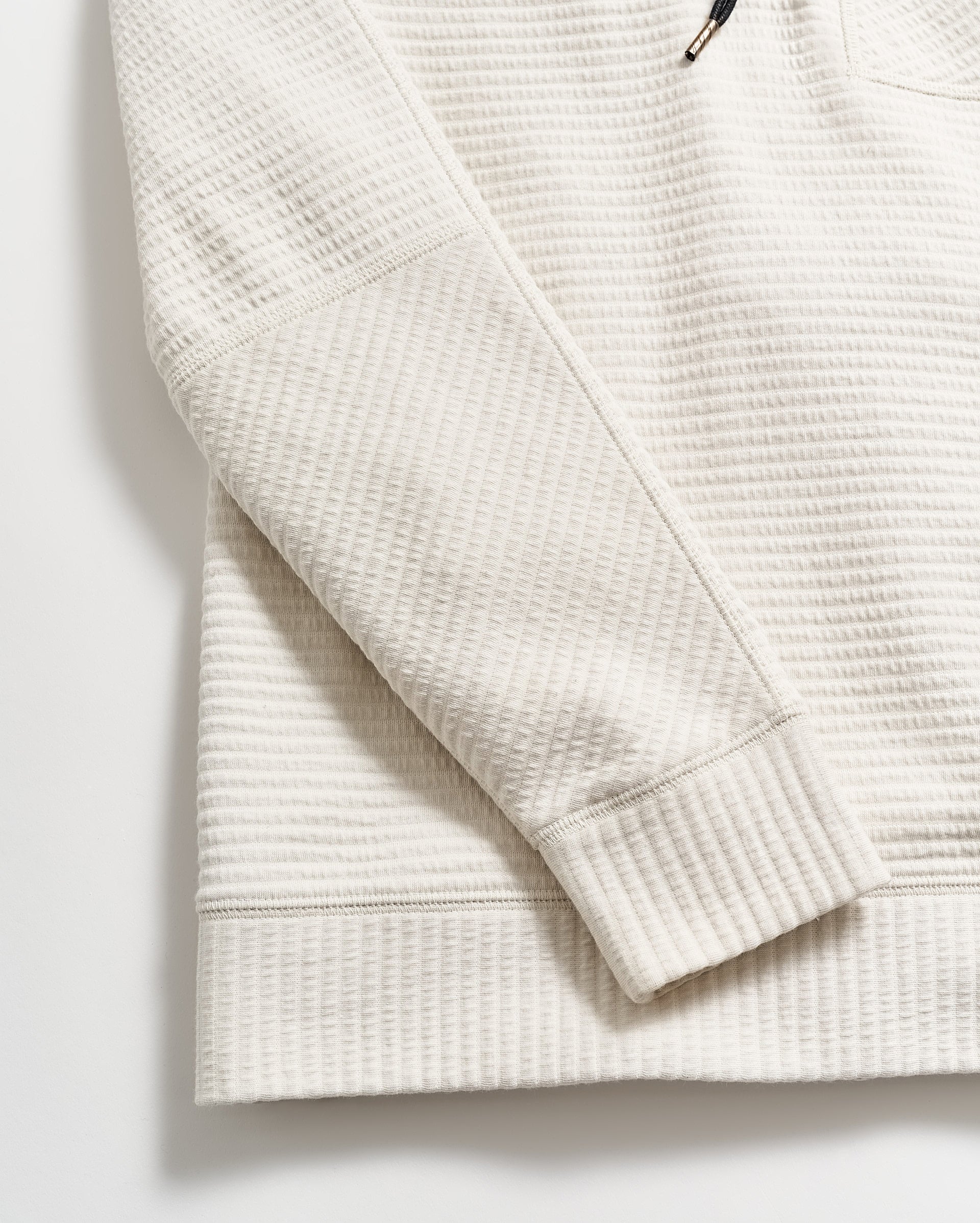 Quilted Half Zip Tinted White Billy Reid