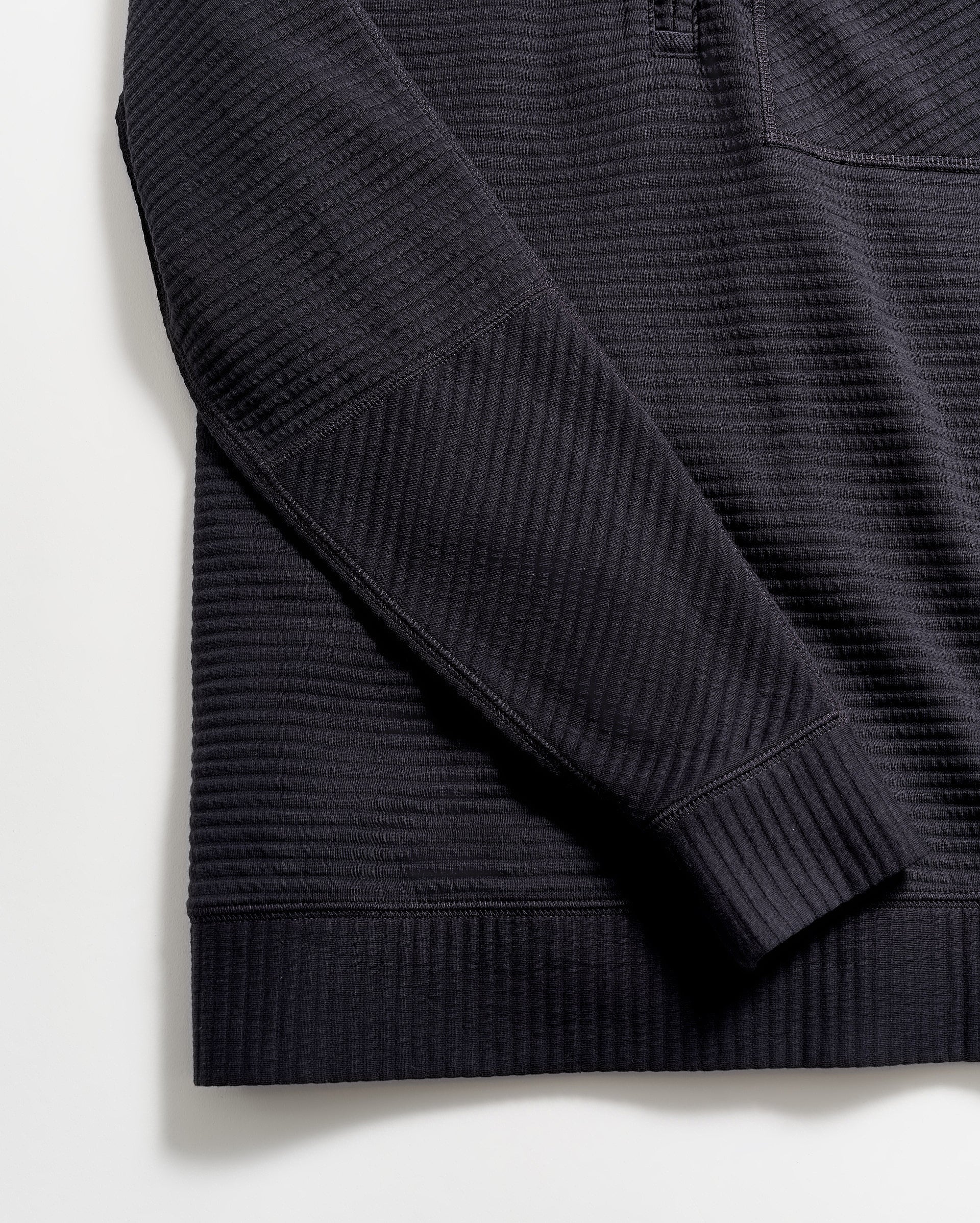 Quilted Half Zip Dark Navy Billy Reid