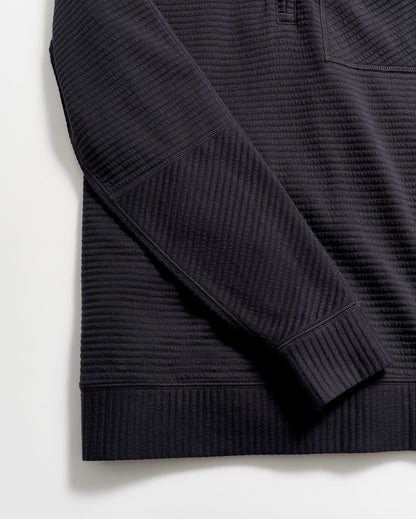 Quilted Half Zip Dark Navy Billy Reid