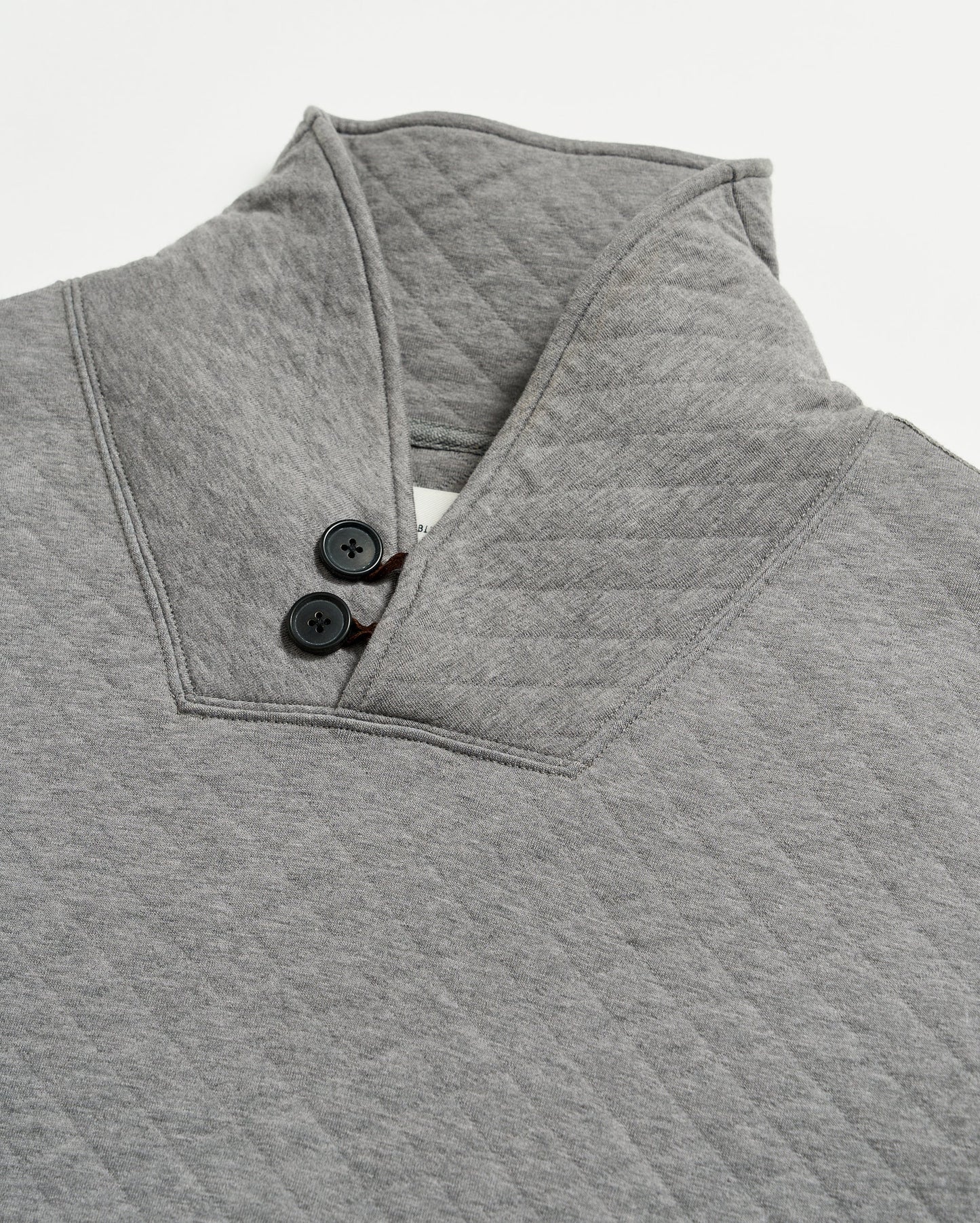 Diamond Quilt Shawl Medium Grey Billy Reid