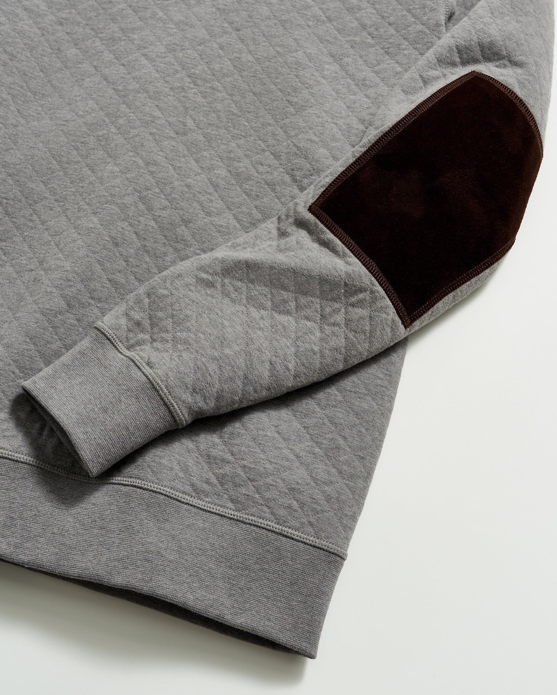 Diamond Quilt Shawl Medium Grey Billy Reid