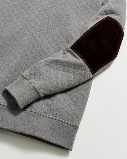 Diamond Quilt Shawl Medium Grey Billy Reid