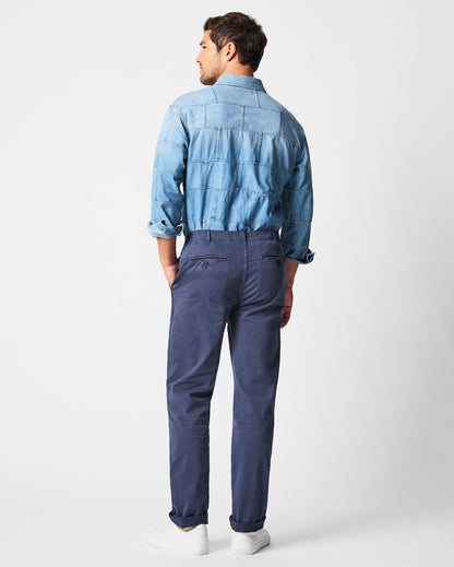 Chino Pant Carbon Blue Billy Reid