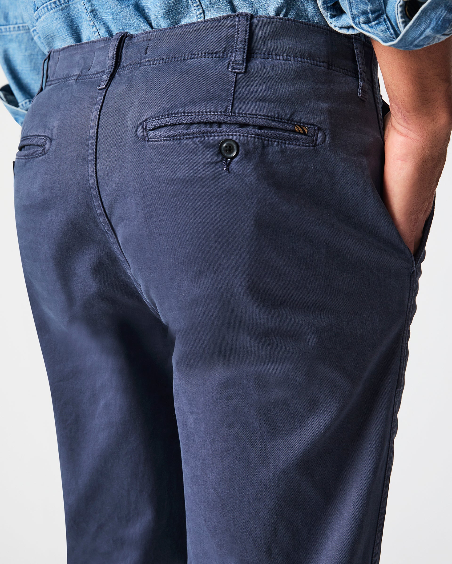 Chino Pant Carbon Blue Billy Reid