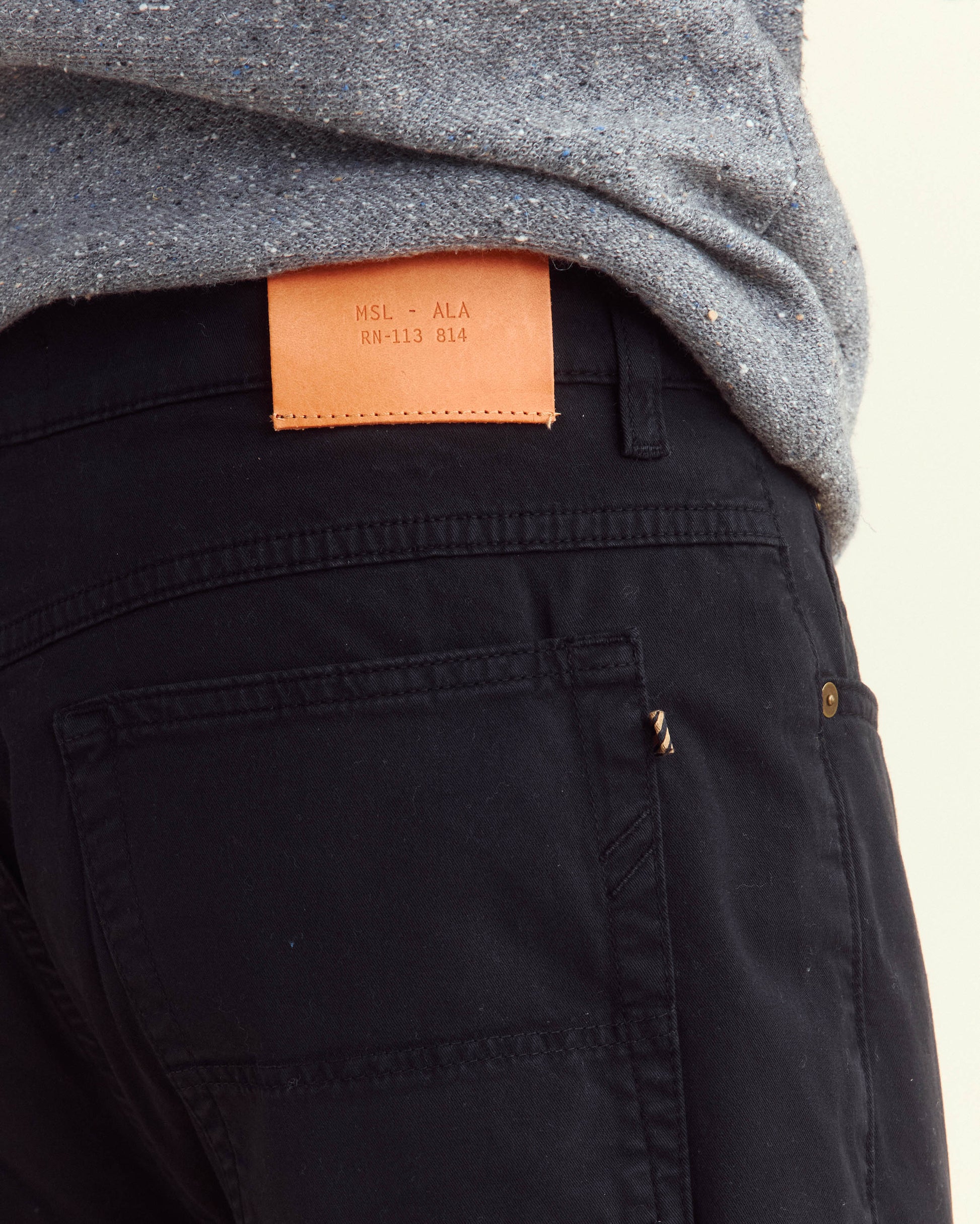 5 Pocket Pant Black Billy Reid
