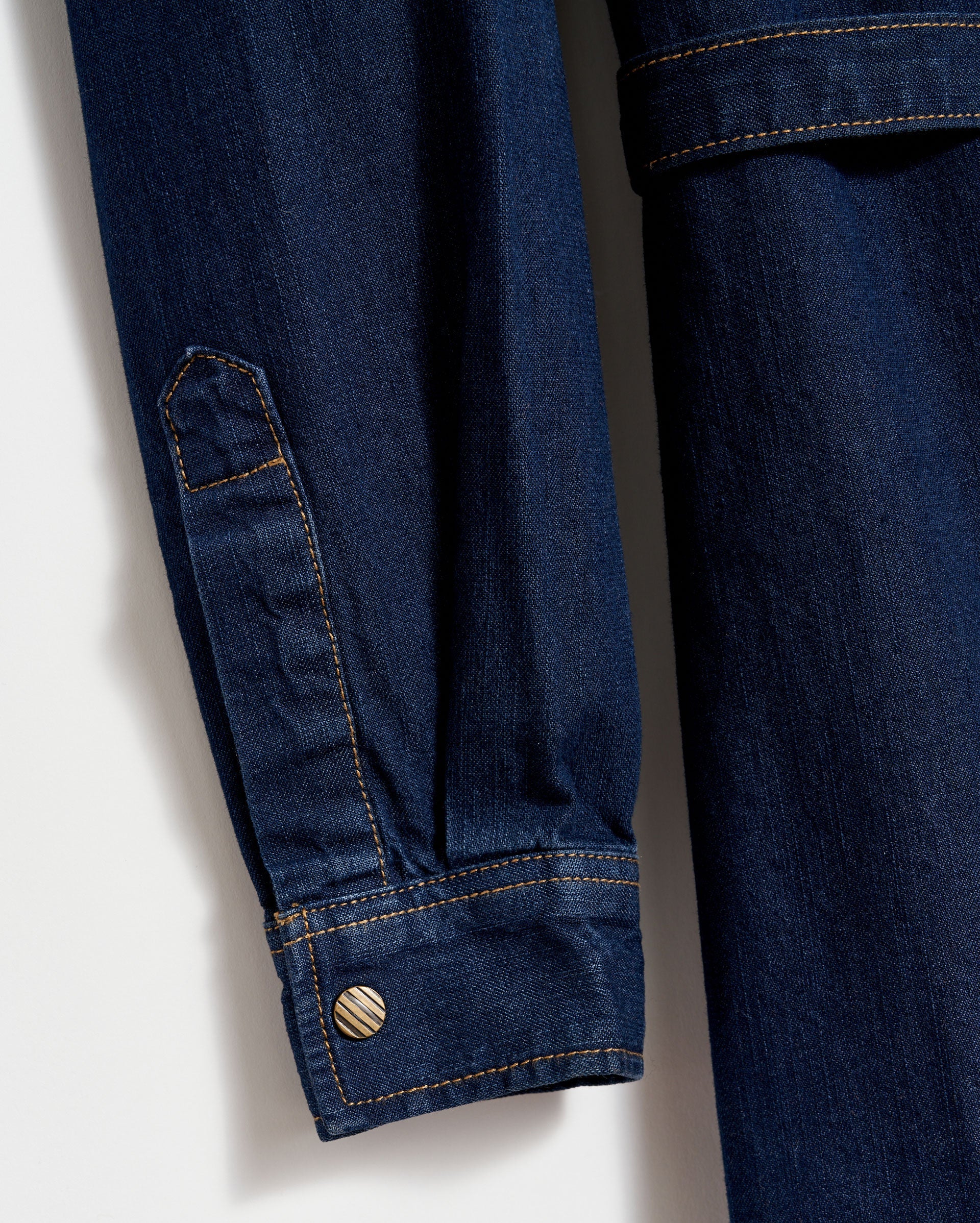Shoals Denim Shirttail Dress Double Dye Billy Reid