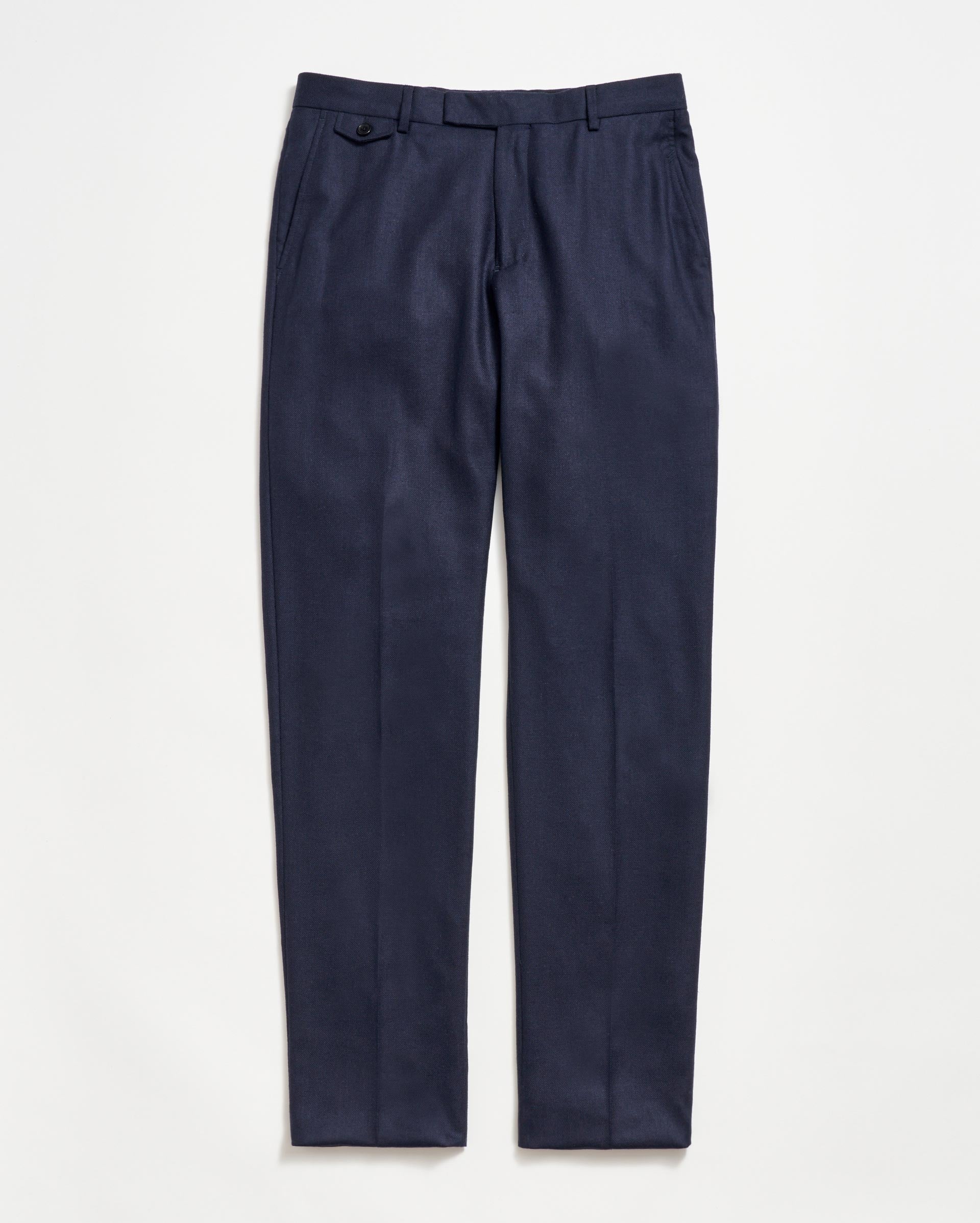 Flat Front Trouser Dark Navy Billy Reid