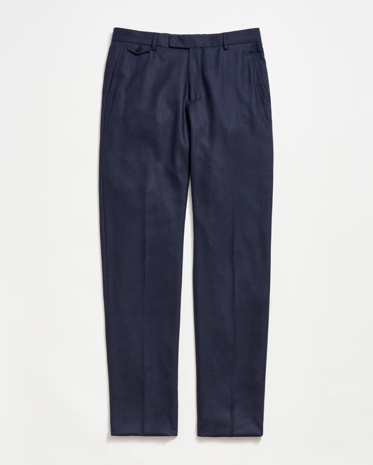 Flat Front Trouser Dark Navy Billy Reid