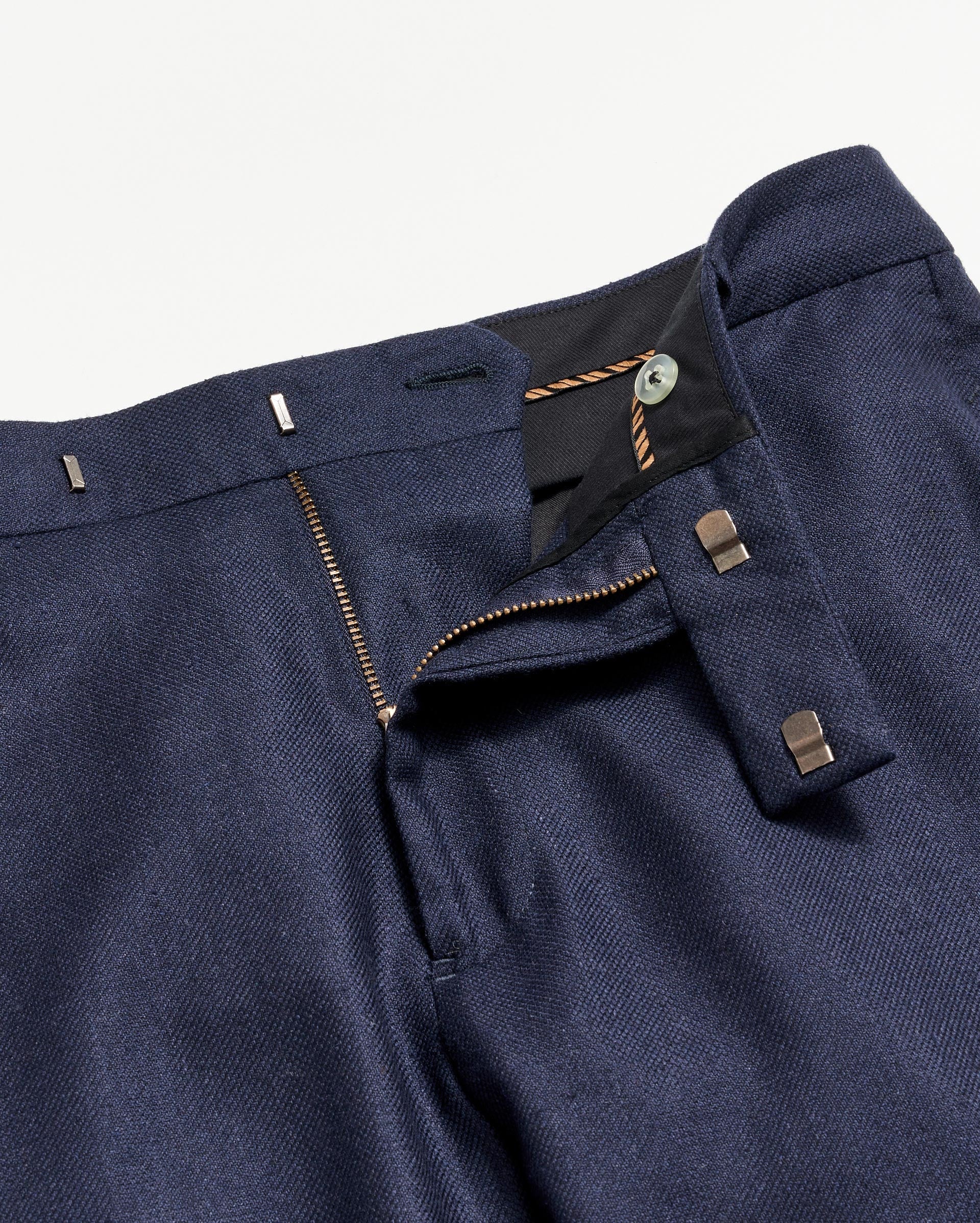 Flat Front Trouser Dark Navy Billy Reid