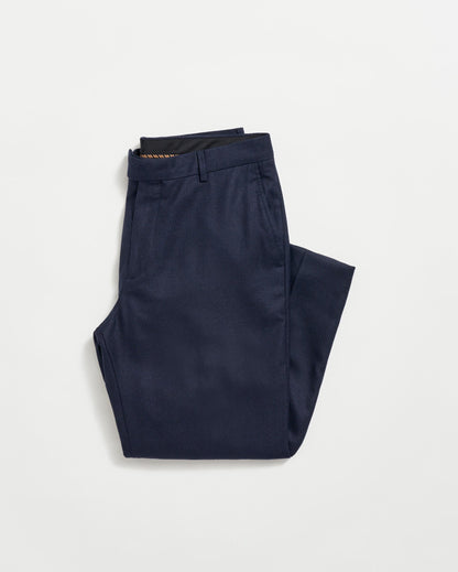 Flat Front Trouser Dark Navy Billy Reid