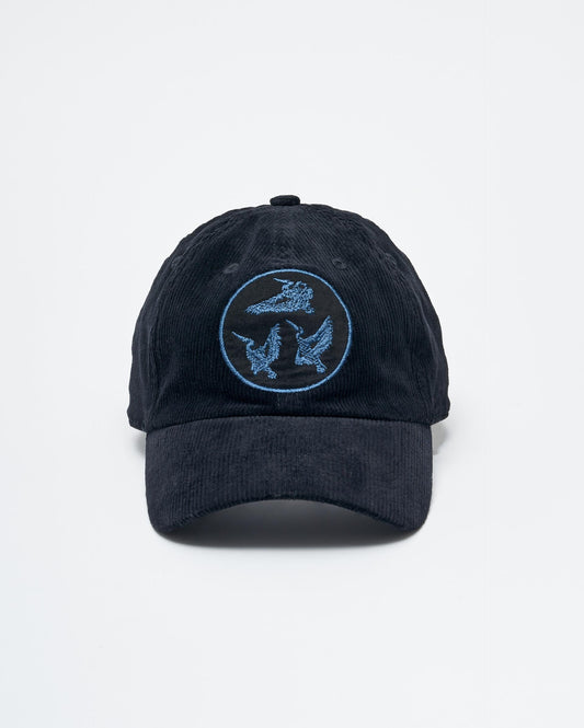 Pelican Cord Cap Black Billy Reid