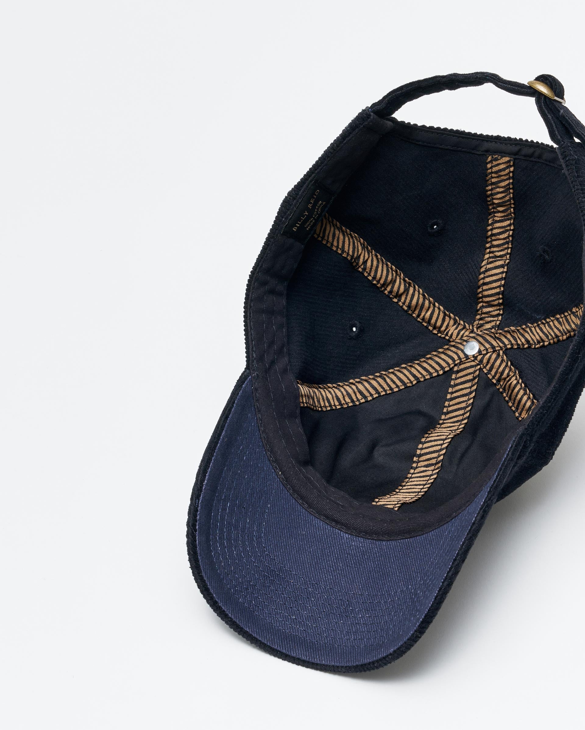 Pelican Cord Cap Black Billy Reid