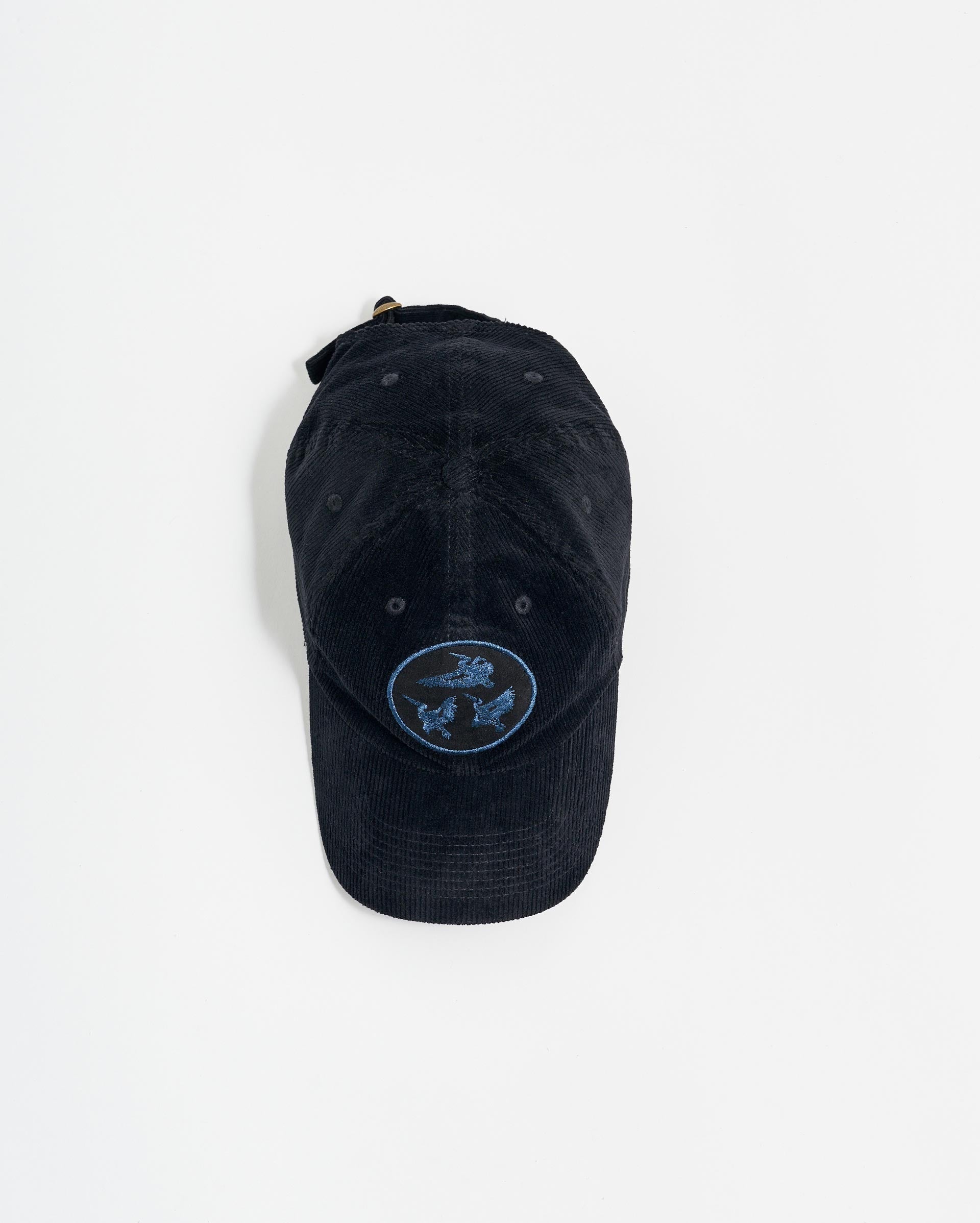 Pelican Cord Cap Black Billy Reid