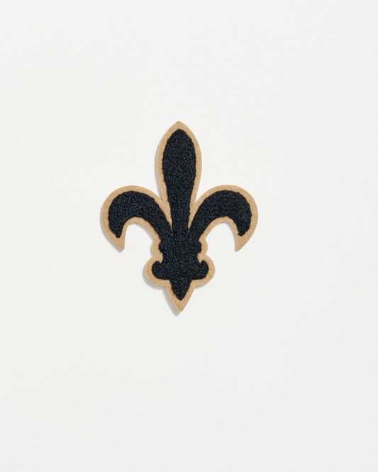 Collegiate Fleur De Lis Patch Black Billy Reid
