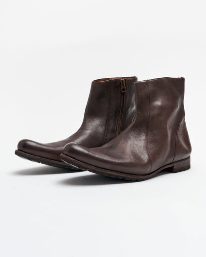 Paglia Moto Boot Black/Dark Brown Billy Reid