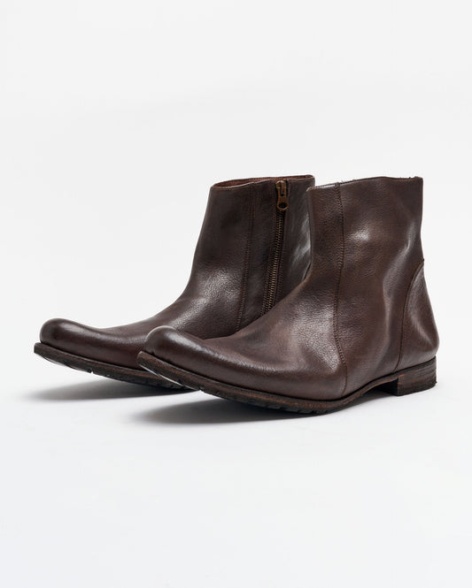 Paglia Moto Boot Black/Dark Brown Billy Reid