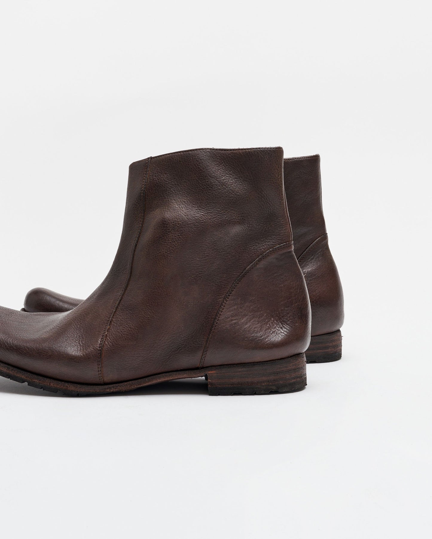 Paglia Moto Boot Black/Dark Brown Billy Reid