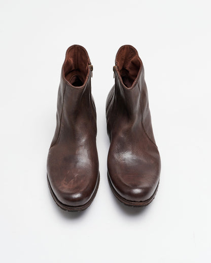 Paglia Moto Boot Black/Dark Brown Billy Reid