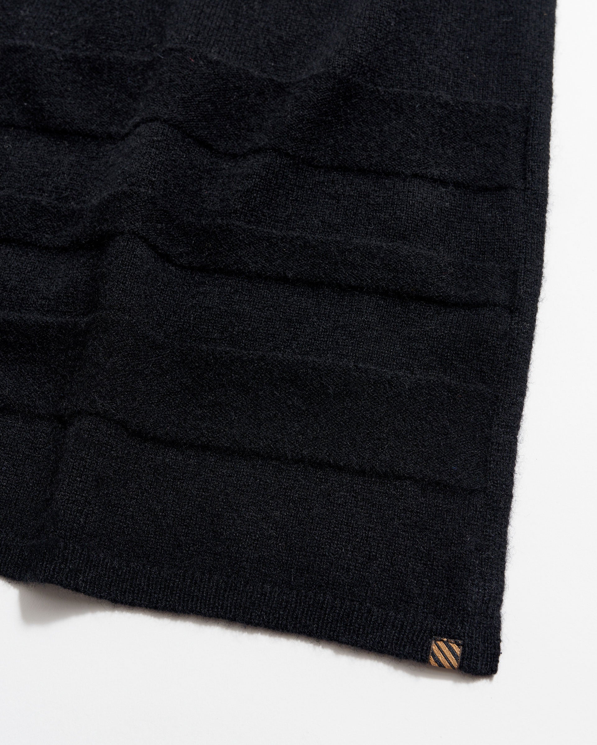 Cashmere Sweater Wrap Black Billy Reid