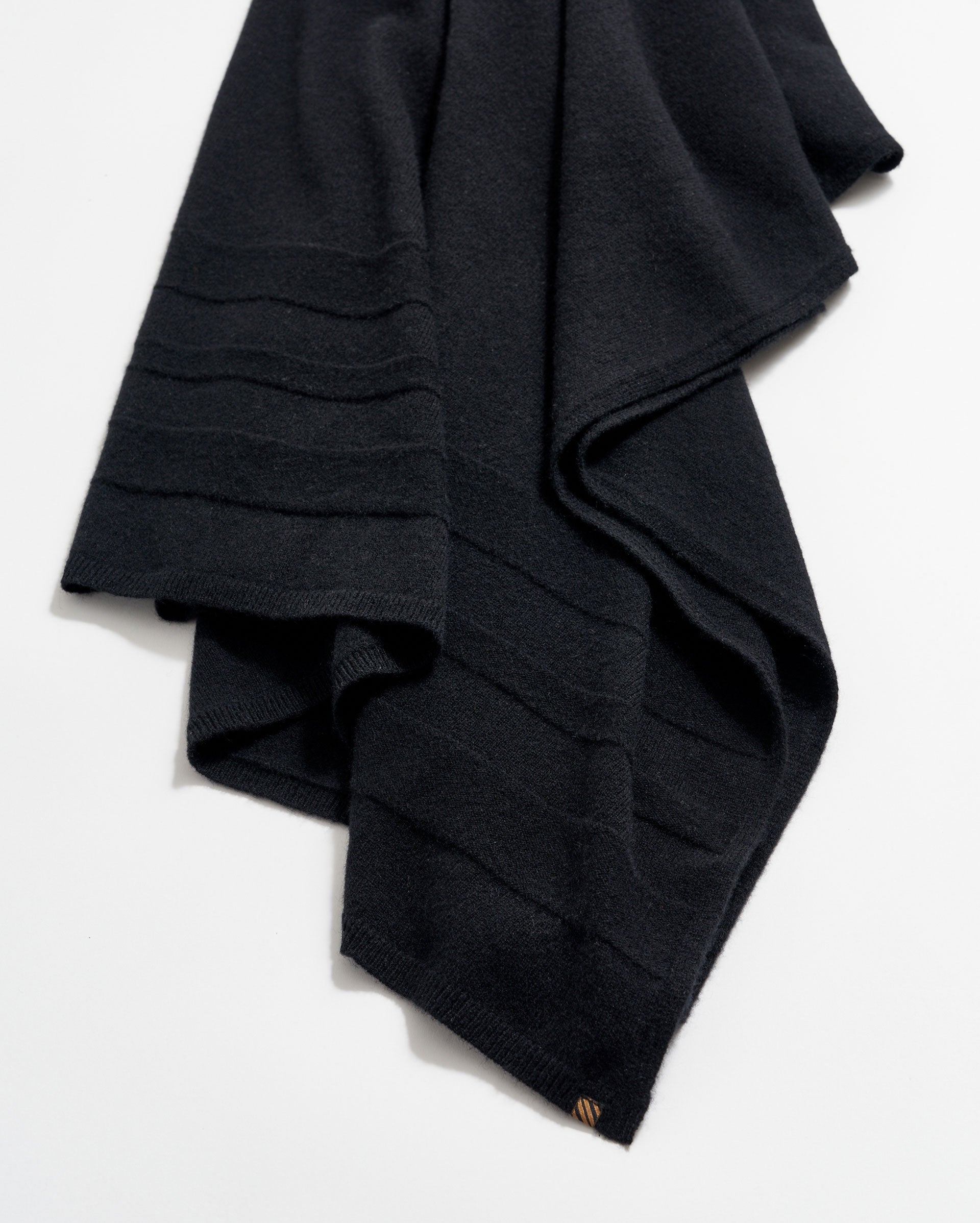 Cashmere Sweater Wrap Black Billy Reid