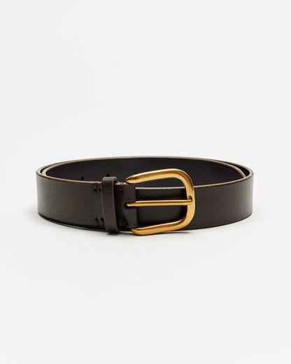 Distressed Leather Belt Cinnamon Billy Reid