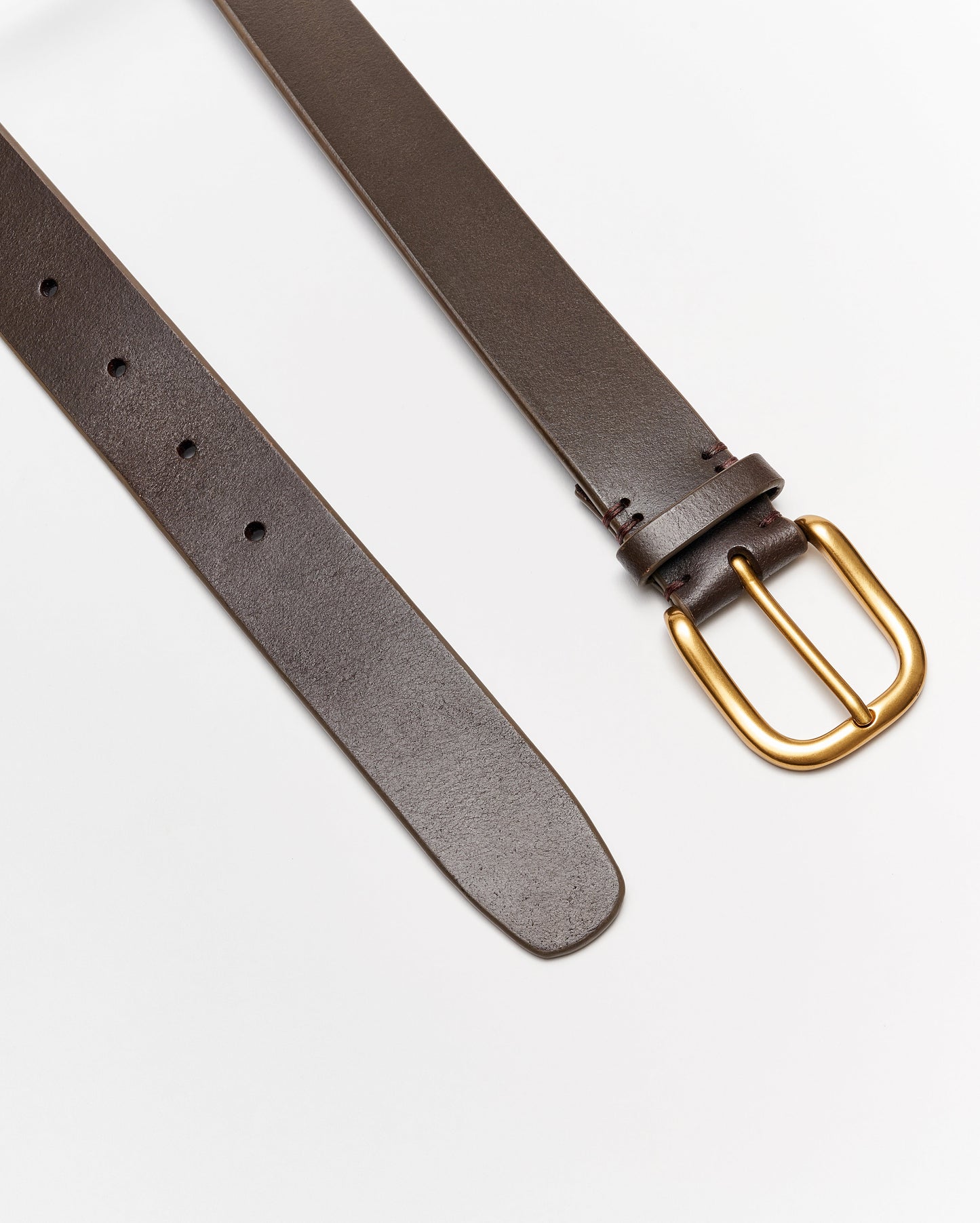 Distressed Leather Belt Cinnamon Billy Reid