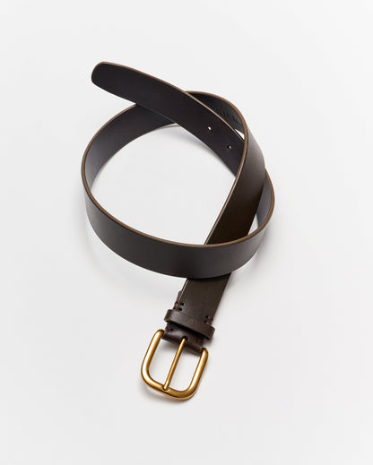 Distressed Leather Belt Cinnamon Billy Reid