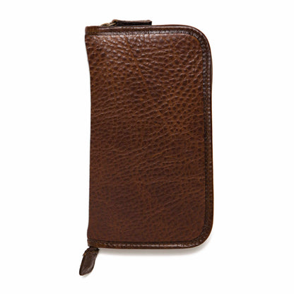 Moore & Giles Accessories Case Titan Milled Brown Billy Reid