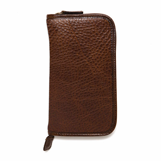 Moore & Giles Accessories Case Titan Milled Brown Billy Reid