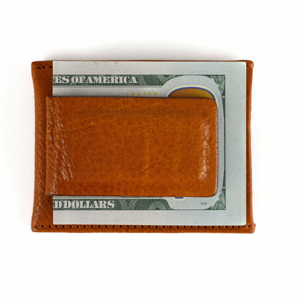 Moore & Giles Money Clip Wallet Modern Saddle Billy Reid