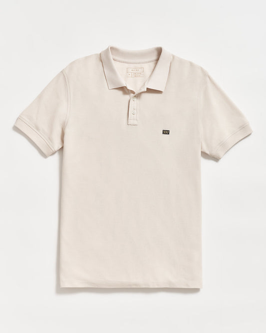 Pique Polo Natural Billy Reid