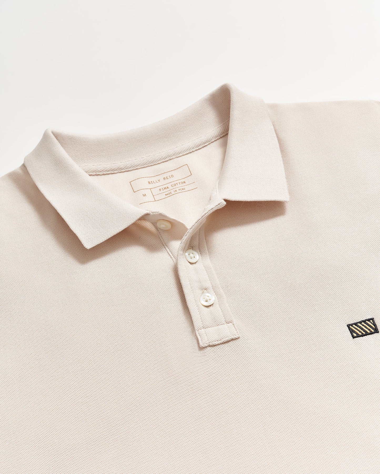 Pique Polo Natural Billy Reid