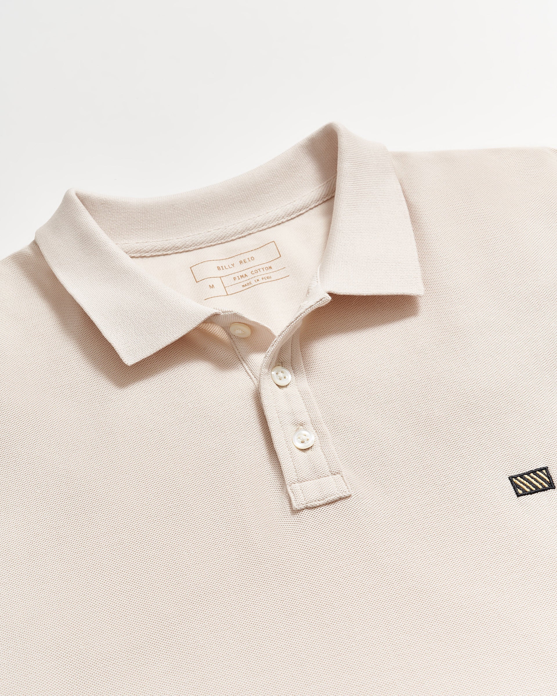 Pique Polo Natural Billy Reid