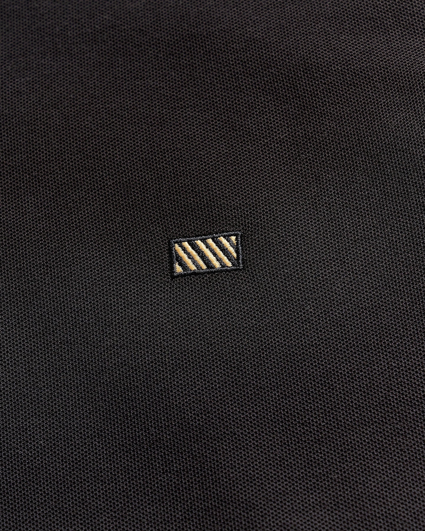 Pique Polo Black Billy Reid