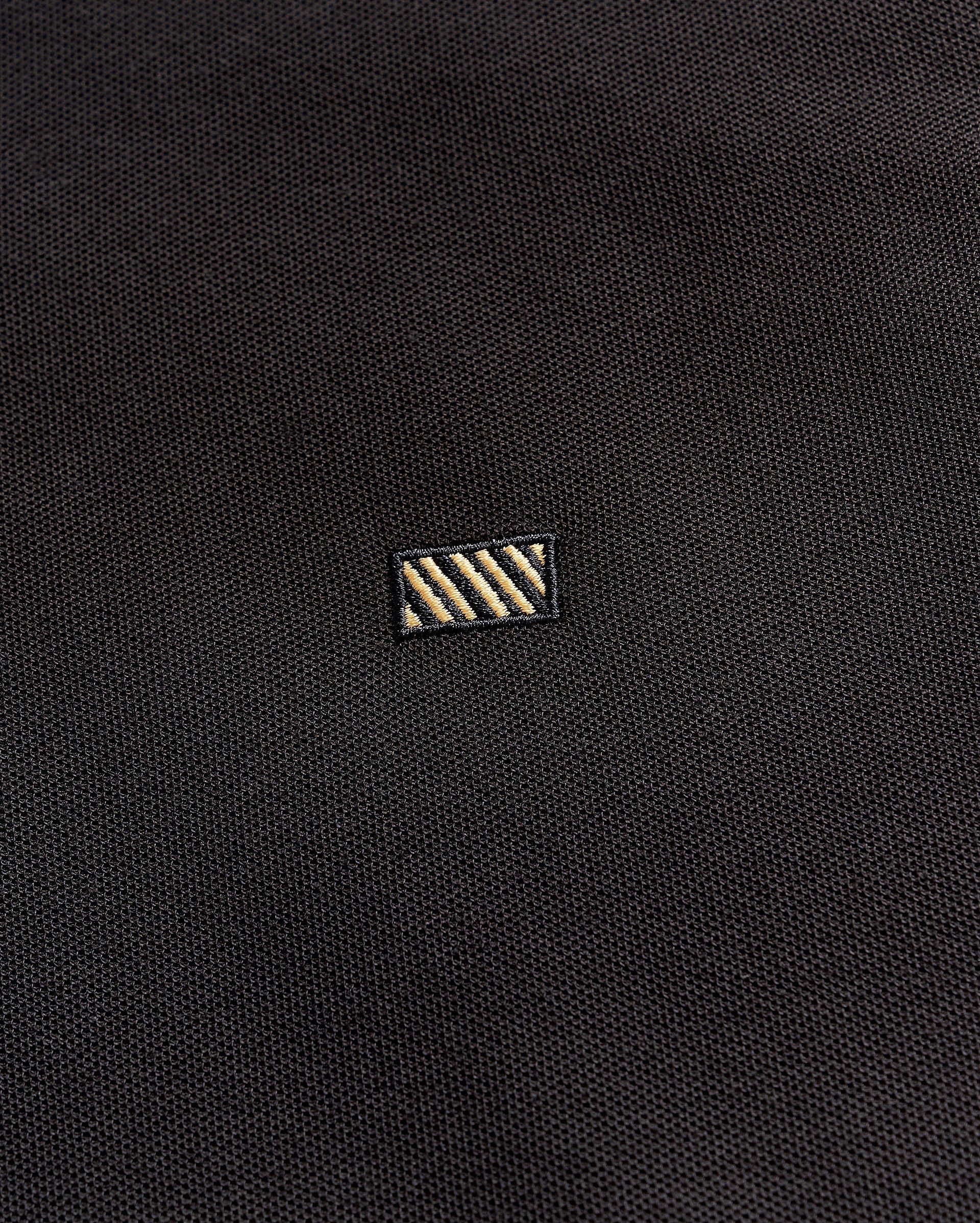 Pique Polo Black Billy Reid